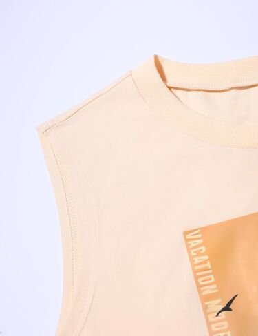 Tank Tops Men Hawaiian Palm Tree Print Mens Tank Top Vacation Sleeveless Shirts for Men in Kuwait