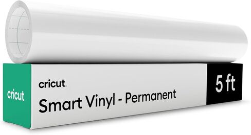 Cricut Smart Permanent Vinyl, White (13in x 5ft) - for Maker & Explore Machines in Kuwait