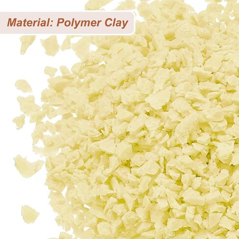 PATIKIL 100g Fake Sprinkles, Polymer Clay Sprinkles Fake Bread Crumbs for Crafts Nail Art DIY Crafts Cake Phone Case Resin Nail Cake Decorating White in Saudi Arabia