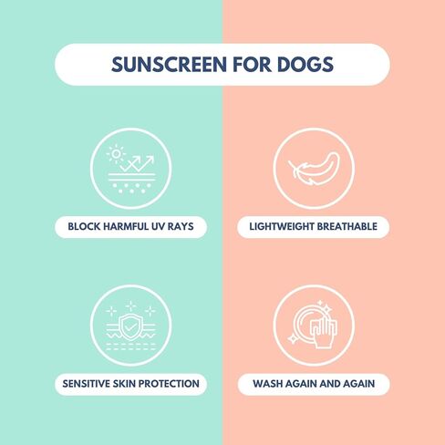 Spark Paws Sunblock Dog T-Shirt, SPF30 Protection, Lightweight Breathable Quick Dry for Dogs with Sensitive Skin - Bees & Flamingo (Set of 2) - Size 3XL in Kuwait