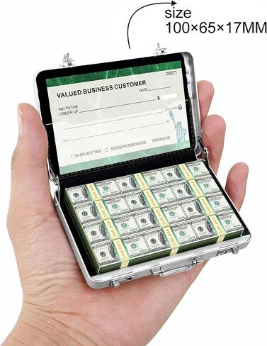 Money Box for Cash Gift, gifts birthday, Gift Wedding, Vouchers Giving Away Packaging Made of Aluminum with Snap Lock Children Send as Travel Vouchers, Gold in Saudi Arabia