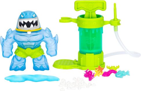 Heroes of Goo Jit Zu Hero Creator Bundle with 2 Action Figures and 6 Unique goo fillings, Mix, Fill & Create Your own Stretchy Blazagon and Thrash, Play Again and Again in Saudi Arabia
