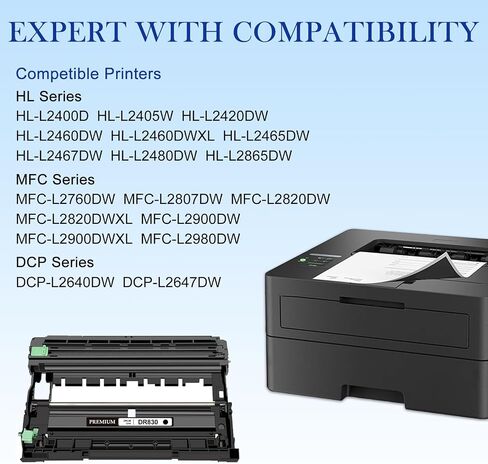 DR920 Drum Unit for Brother Printer Replacement for Brother DR920 DR-920 Drum Unit for HL-L5210DN HL-L5210DW HL-L5210DWT HL-L5215DW HL-L6210DW HL-L6310DW MFC-L6810DW Printer (1 Pack) in Saudi Arabia