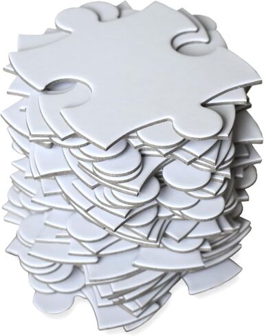 Large Blank Puzzle 33x23 inches, 117 Pieces - Ideal for Wedding Birthday Party and Special Events, DIY Painting, Art and Craft Projects, Guest Book Alternative in Saudi Arabia