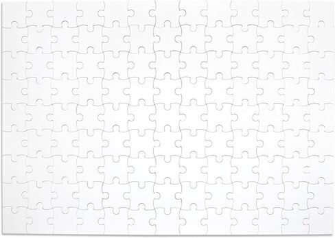 Large Blank Puzzle 33x23 inches, 117 Pieces - Ideal for Wedding Birthday Party and Special Events, DIY Painting, Art and Craft Projects, Guest Book Alternative in Saudi Arabia