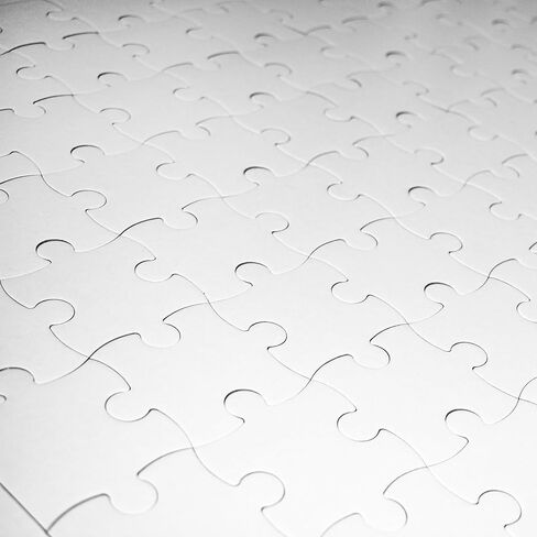 Large Blank Puzzle 33x23 inches, 117 Pieces - Ideal for Wedding Birthday Party and Special Events, DIY Painting, Art and Craft Projects, Guest Book Alternative in Saudi Arabia