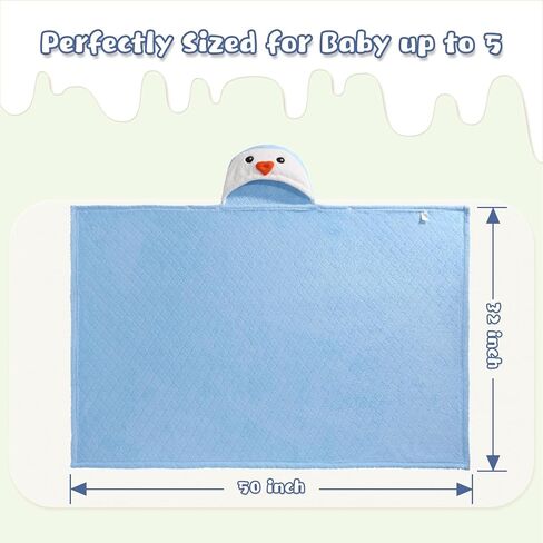 Dinosaur Hooded Towels for Toddlers, Thick Hooded Towels for Toddlers, 50" * 32" Large Dinosaur Towels for Toddlers 1-3, Absorbent Bath Towels for Toddlers Age 1-5, Green Dinosaur in Saudi Arabia