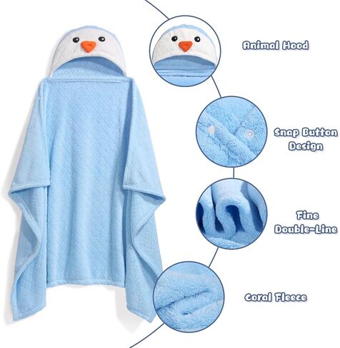 Dinosaur Hooded Towels for Toddlers, Thick Hooded Towels for Toddlers, 50" * 32" Large Dinosaur Towels for Toddlers 1-3, Absorbent Bath Towels for Toddlers Age 1-5, Green Dinosaur in Saudi Arabia