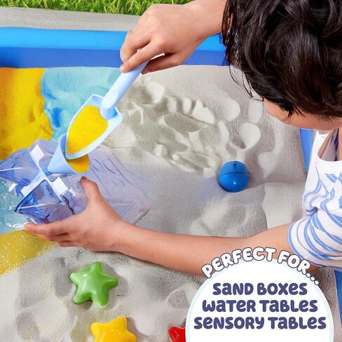 Bluey Jumbo Sand Art, Reusable Bluey Toys, Fill With Sand or Water, Includes Waterproof Bluey Doll, Kids Shovel and Funnel, Fun Sensory Toys For Kids, Great Toddler Activities, Toddler Travel Toys in Kuwait