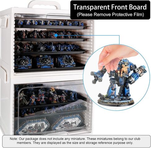 Jucoci Miniatures Storage Case Miniatures Transport Case (2 PCS Set) in Kuwait