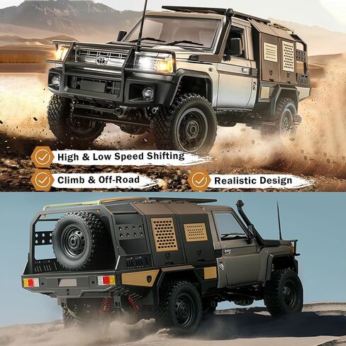 1/12 RC Crawler, MN82S RC Rock Crawler 4x4 Toyota LC79 RC Truck, 2.4GHz Remote Control Off Road Car with LED Lights for Adults, Hobby Grade RTF Toy Vehicle Gifts in Saudi Arabia