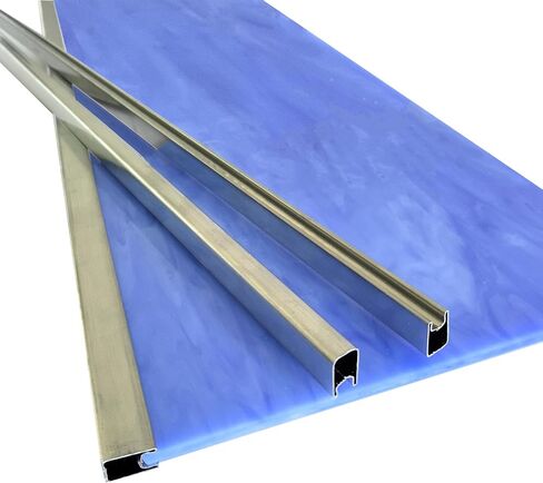 1/2 "جاء U Zinc لتأطير أعمال الزجاج الملون ، وجاء 36 قدم الزنك (3ft × 12) in Kuwait