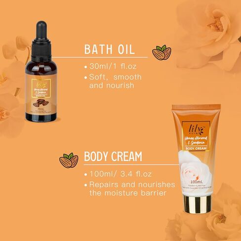 مجموعة هدايا Bath & Body لـ Mothers - سلة هدايا SPA ذات 18 قطعة للنساء ، مجموعة حمام متدلية مع قنبلة حمام | عيد الميلاد ، هدايا أعياد الميلاد ، هدية مثالية للعطلات لها وأمي جميع المناسبات in Kuwait