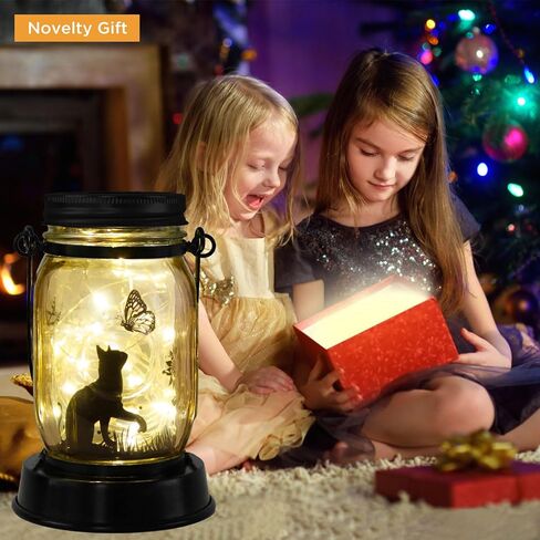 Styleonme Decor Mobile Outdoor, Solar Waterproof Cat & Dog Lights , Gifts for Women Men Cat & Dog Lovers Gifts, Hanging Cat & Dog Lanterns with Stake for Yard Corridor Garden Decor in Saudi Arabia