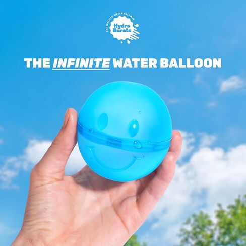 Hydroburst 6-pack Reusable Water Balloons by Relatable, For The Pool, Beach Toys And Outdoor Play Toys, Includes 6 Refillable Balloons in Saudi Arabia
