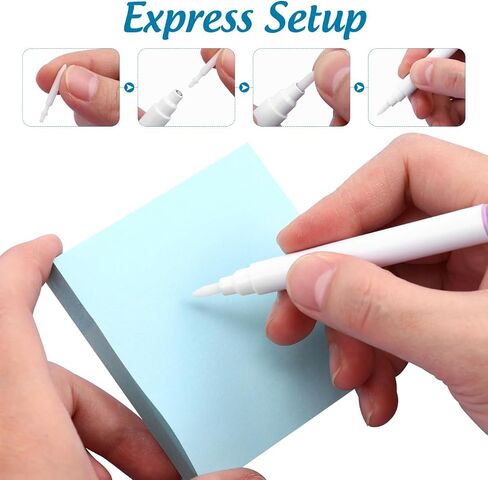 Doitool 20 PCS 0.7 مم علامة نصائح القلم الاستبدال ، NIBs علامة الطلاء الاكريليك ، قلم القلم القابل لإعادة التعبئة in Kuwait