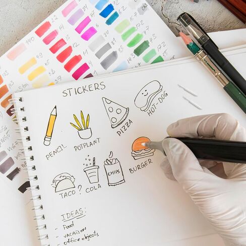 Doitool 20 PCS 0.7 مم علامة نصائح القلم الاستبدال ، NIBs علامة الطلاء الاكريليك ، قلم القلم القابل لإعادة التعبئة in Kuwait