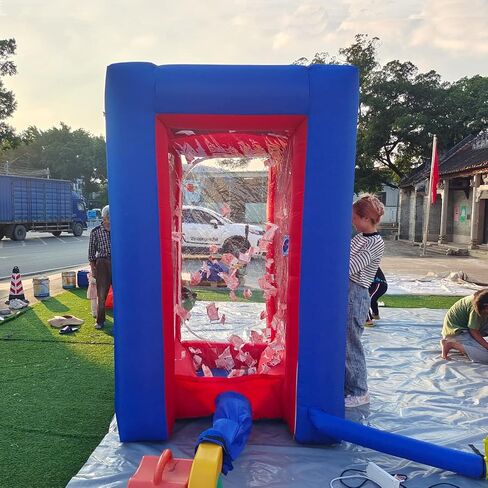 Black Inflatable Cash Cube Inflatable Cash Machine Inflatable Money Machine Booth Money Grab Machine for Promotion Advertising Events (NO BLOWERS Included) in Saudi Arabia