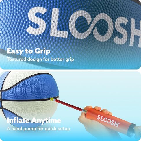 Sloosh 2 Packs 7" Pool Basketballs, Great for Floating Water Basketball Hoops, Swimming Water Toy for Kids and Adults, Pool Games, Pool Party (Blue) in Saudi Arabia