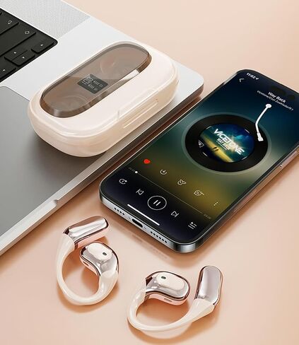 Ai Translator Earbuds Translation Headphones Real-Time 144 Languages with Online & Offline Adjustable Ear-Hook 36H Playtime Perfect for Travel & Business in Saudi Arabia