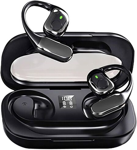 Ai Translator Earbuds Translation Headphones Real-Time 144 Languages with Online & Offline Adjustable Ear-Hook 36H Playtime Perfect for Travel & Business in Saudi Arabia