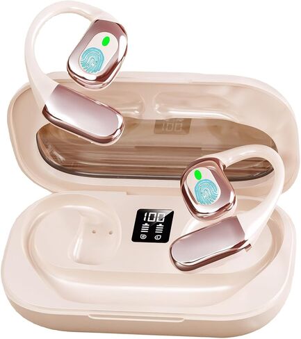Ai Translator Earbuds Translation Headphones Real-Time 144 Languages with Online & Offline Adjustable Ear-Hook 36H Playtime Perfect for Travel & Business in Saudi Arabia