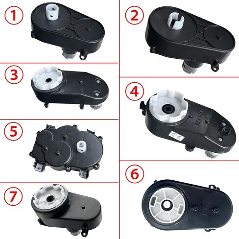 12volt 24volt علبة تروس محرك عجلة القيادة لعجلات Kid's Power Ride On Toys Upgrade للسيارات ، وملحقات قطع غيار محرك Wray Trail Trail ، و 12 فولت و 18V و 20V و 24V (24 فولت رقم 4) in Kuwait