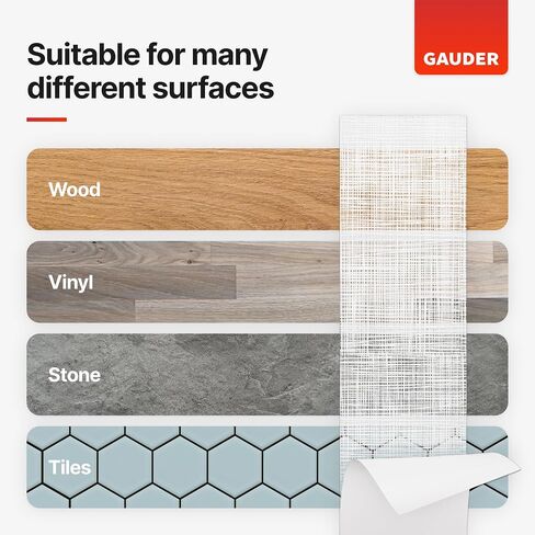 GAUDER Carpet Tape (2" x 11 Yards) | Rug Tape for Hardwood & Laminate Floors, Tile and More | Double-Sided Carpet Tape for Renovation Work in Saudi Arabia