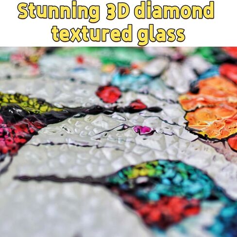 Vibrant Handcrafted Hummingbird Sun Catcher - Colorful 8-Inch Stained Glass Decoration for Home, Garden, and Window for Nature Lovers, Bird Enthusiasts, and Garden Decor Lovers (A) in Saudi Arabia