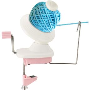 MAOPINER Yarn Winder, Hand-Operated Yarn Ball Winder for Crocheting and Knitting, Easy to Install Yarn Cake Winder, Wool Winder Holder Knitting Yarn Winder, Ideal Helper for Yarn Lovers (Grey)