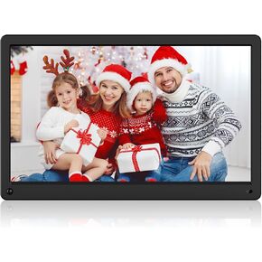 Atatat Digital Photo Frame with 1920x1080 IPS Screen, Digital Picture Frame Support Adjustable Brightness,Photo Deletion,1080P Video,Music,Slideshow,Remote,16:9 Widescreen- P800 in Kuwait