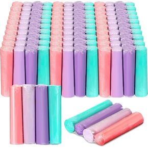 120 Pcs Sidewalk Chalks Set in 30 Count 4 Colors Non Toxic Jumbo Chalk for Party Gift Outdoor Art Play Painting(Red, Yellow, Blue, Fruit Green,Classic) in Kuwait