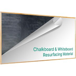 Everase Dry Erase Whiteboard Resurfacing Film Roll (9 ft. x 50") – Peel & Stick, Converts Chalkboards & Stained Whiteboards, Durable, Scratch/Stain-Resistant, Eco-Friendly, Refinish in 30 Mins.