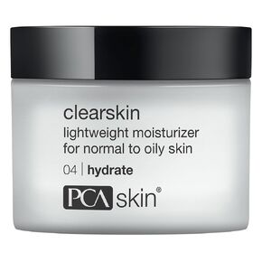 PCA الجلد Clearskin مرطب الوجه خفيف الوزن للبشرة الدهنية ، مرطب للوجه المرطب اليومي للبشرة الدهنية ، معرضة حب الشباب ، والبشرة الحساسة ، والامتصاص السريع ، يقلل من تلطيخ ، 1.7 أوقية جرة