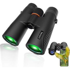 12x50 HD Binoculars for Adults High Powered,Waterproof Binoculars for Bird Watching,Hunting,Travel-Large View Binoculars with Clear Low Light Vision