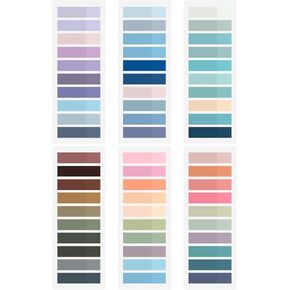 ZTML MS 4000 PCS Morandi Sticky Tabs ، 20 ورقة علامات تبويب لشرح الكتب ، علامات التبويب تعليقات ، علامات التبويب ، علامات التبويب ، علامات توضيحية للكتاب الملونة ، أعلام لزجة ، علامات تبويب ملونة شفافة