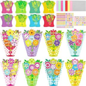 80UNCLEKIMBY 56SETS MOTHERS DIY Flower Flower Crafts BUKET BUEQUET CATTERING CATTERS MOM MOM