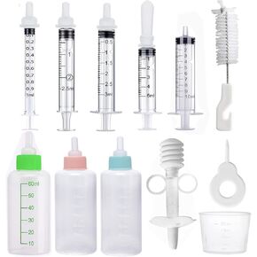 Pet Feeding Bottle,pet Feeding Tool,Pet Syringe,Pet Nursing kit,Pet Puppy Bottles,Pet Pill Shooter Dispenser,Dog cat Feeding Bottle,Small Animal Silicone Nipples