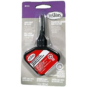 Testors 3507AT Liquid Cement for Plastic Models, 1-Ounce