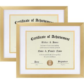 ELSKER&HOME 11x14 Diploma Frame 6 Pack, Diploma Frames 8.5x11 with Black Mat or 11x14 Document Frame without Mat,Multipack College Certificate/Degree Frames for wall,Set of 6 in Saudi Arabia