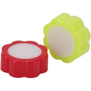 2Pcs Money Counting Finger Sponge, Counting Sponge Flower Shape Sponge Finger Wet for Counting Cash Money for Office Bank Office and School Supplies