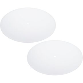 Patikil Lampshade Diffuser ، 2 PCS 7.5 "قطر مع 3/8" ثقب مركزي مستدير 2 مم للسماك