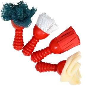 READY 2 LEARN Textured Art Tools - Set of 4 - Jumbo Paint Brushes for Toddlers and Kids - Set 1 - DIY Patterns and Effects