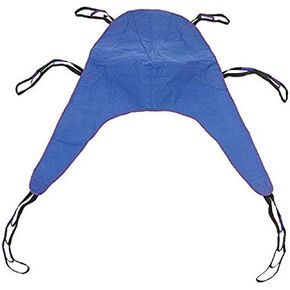 Drive Medical Divided Leg Patient Lift Sling with Headrest, Blue, Medium (Pack of 1), 1 Count in Saudi Arabia