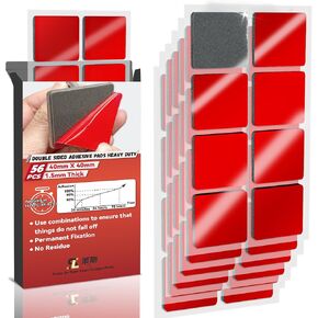 Double Sided Adhesive Pads Heavy Duty,56Pcs UltraSticky Strong Square Mounting Tape for Car, Home, Office and Outdoor, 1.5mm Thicked in Saudi Arabia