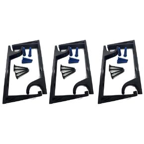 خطافات عرض Wall Mount Wand لعصا المعالج ومربع عصا المعالج (1 مجموعة 2 خطافات) ... (3 مجموعات (6 خطافات))