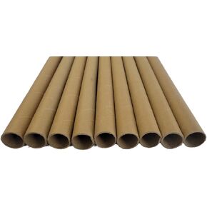 9pcs ، طولها 36 بوصة × 1.25 بوصة في أنابيب الورق المقوى ، أنابيب الورق المقوى الدائرية ، لفائف الورق المستدير للحرف اليدوية ، الشحن ، تخزين النسيج (طول 36 ")