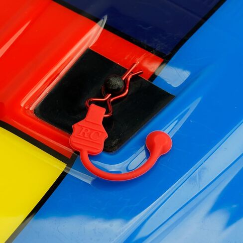 8PCS TGCWENG Universal RC Body Clips w/Pull Tabs Car Clips R Clips for All 1/10 1/12 Scale TRX4 Losi HPI Arrma Kyosho Himoto RC Car Truck Crawler Body Shell Upgrades (1.2mm Red Clips+Red Pull) in Saudi Arabia