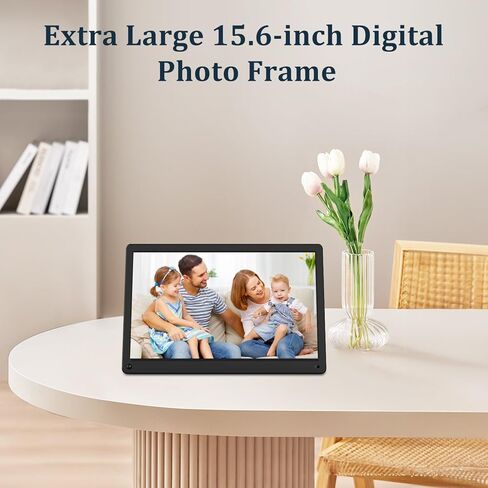 Atatat Digital Photo Frame with 1920x1080 IPS Screen, Digital Picture Frame Support Adjustable Brightness,Photo Deletion,1080P Video,Music,Slideshow,Remote,16:9 Widescreen- P800 in Kuwait