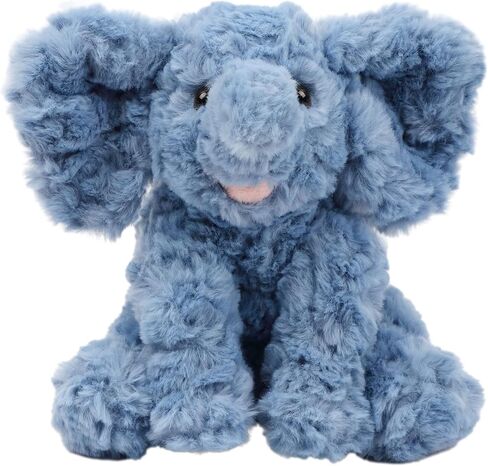 Hopearl Adorable Plush Calf Elephant Toy Floppy Elephish Ultra Soft Stuffed Animal for Boys Girls Kids Toddlers, Rainbow, 9'' in Saudi Arabia